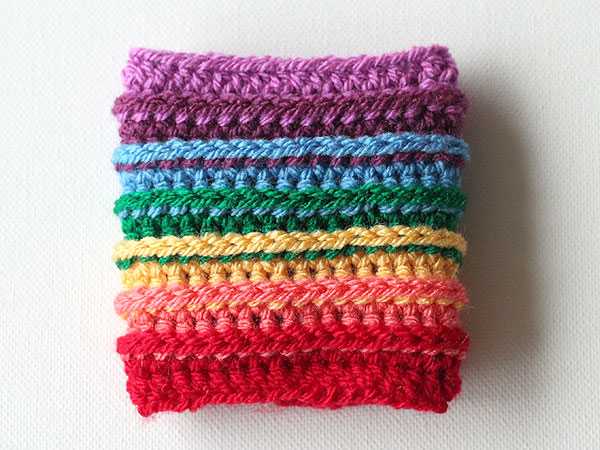 50 Crafts To Make and Sell - Easy DIY Ideas for Cheap Things To Sell on Etsy, Online and for Craft Fairs. Make Money with These Homemade Crafts for Teens, Kids, Christmas, Summer, Mother’s Day Gifts. | Rainbow Crochet Cup Cozy #crafts #diy